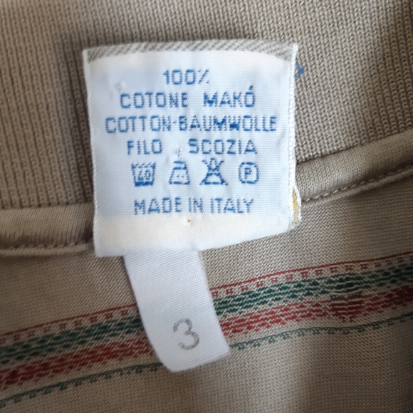 Vintage patterned stripe polo - Picture 4 of 5